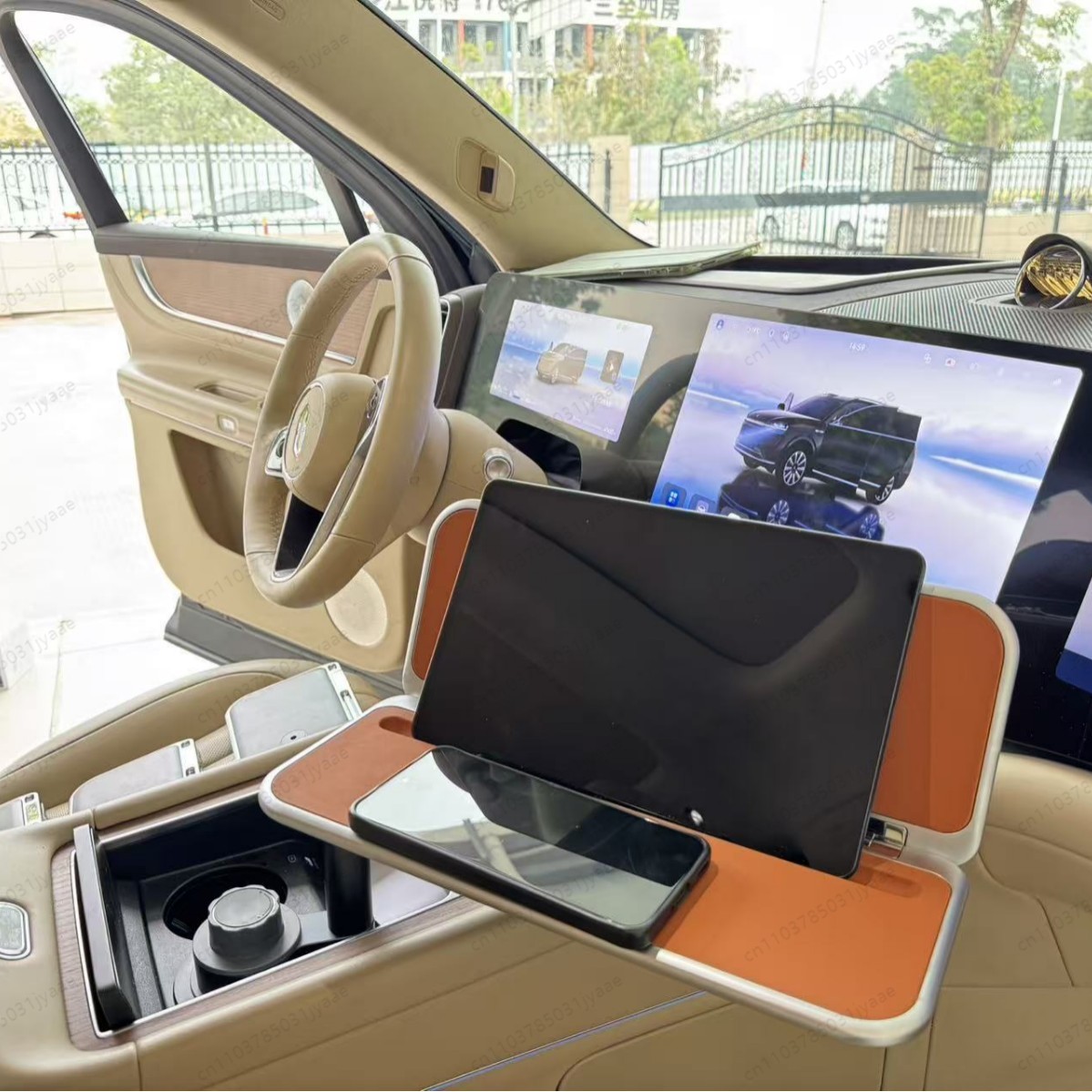 Laptop Accessories Holder - Nuovo Tavolino Pieghevole per Auto, Scrivania