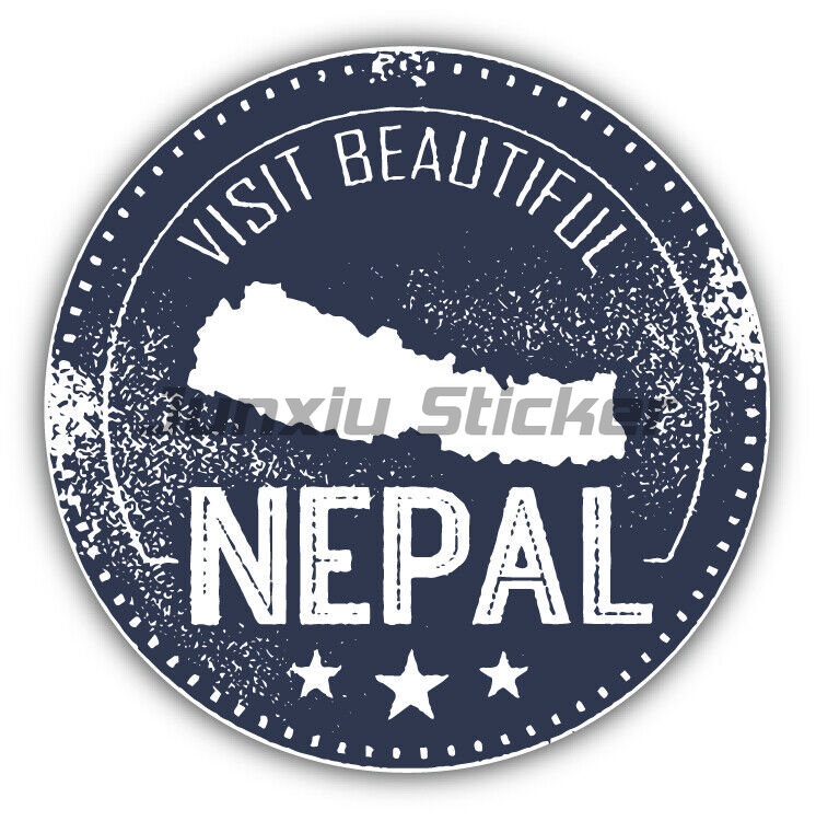 Laptop Accessories Nepal - Adesivo in vinile PVC con bandiera