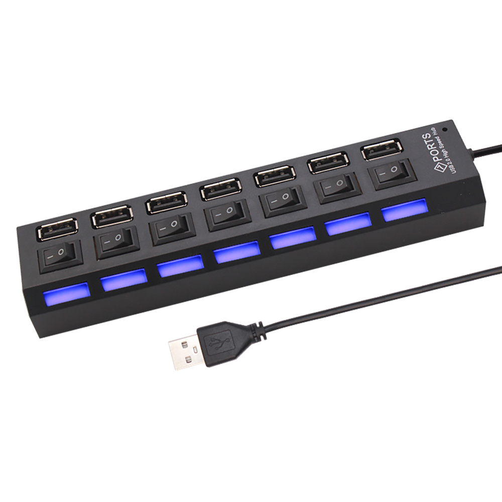 Splitter hub USB 2.0 a 7 porte - Laptop Office Accessories recensione e prezzo